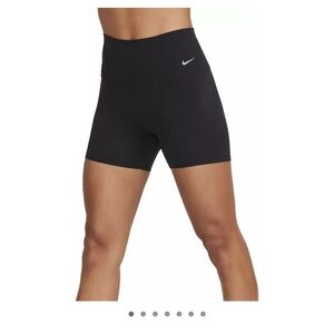 Nike Black Bike Shorts High-Waisted Moisture-Wicking